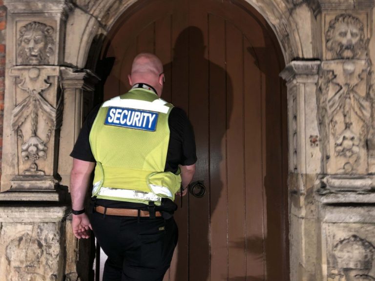 Security Guard at Door